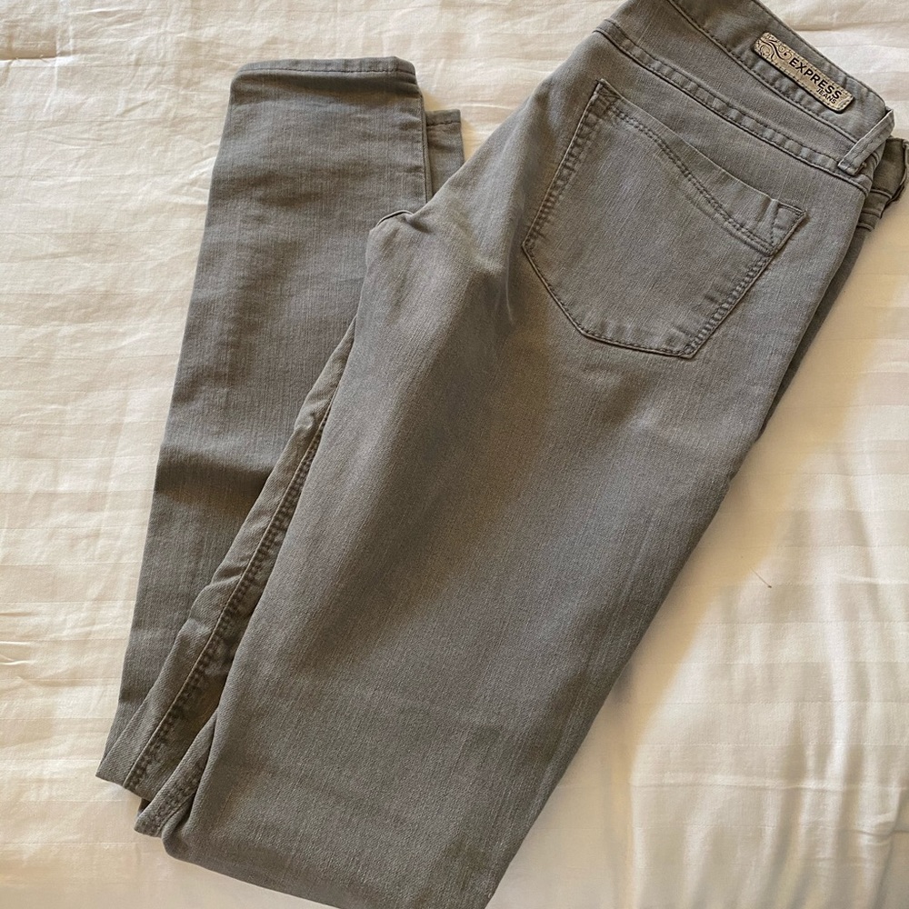 Express gray jeans